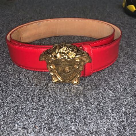 red versace belt cheap|versace reversible belt.